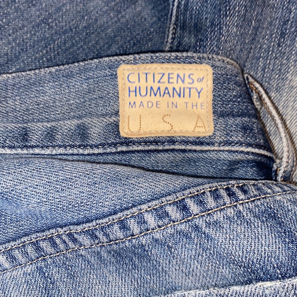 Citizens of Humanity straight leg denim jeans - Picture 8 of 11